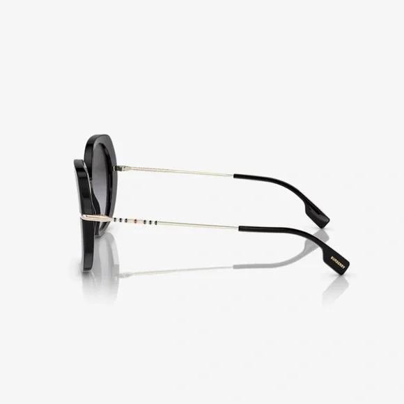 Brand new! Burberry Eugenie 55MM Square Sunglasses. Authenticity guaranteed Burberry BE4374 Eugenie XL (55 - 17) with Grey lenses and  main image 4